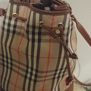 Burberry Plaid Bucket bag